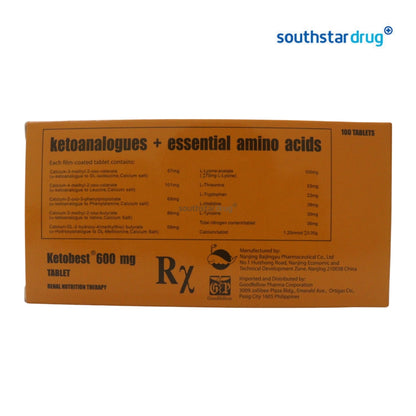 Rx: Ketobest 600mg Tablet
