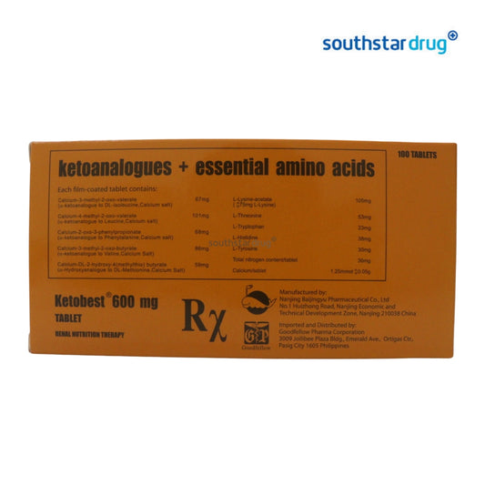 Rx: Ketobest 600mg Tablet