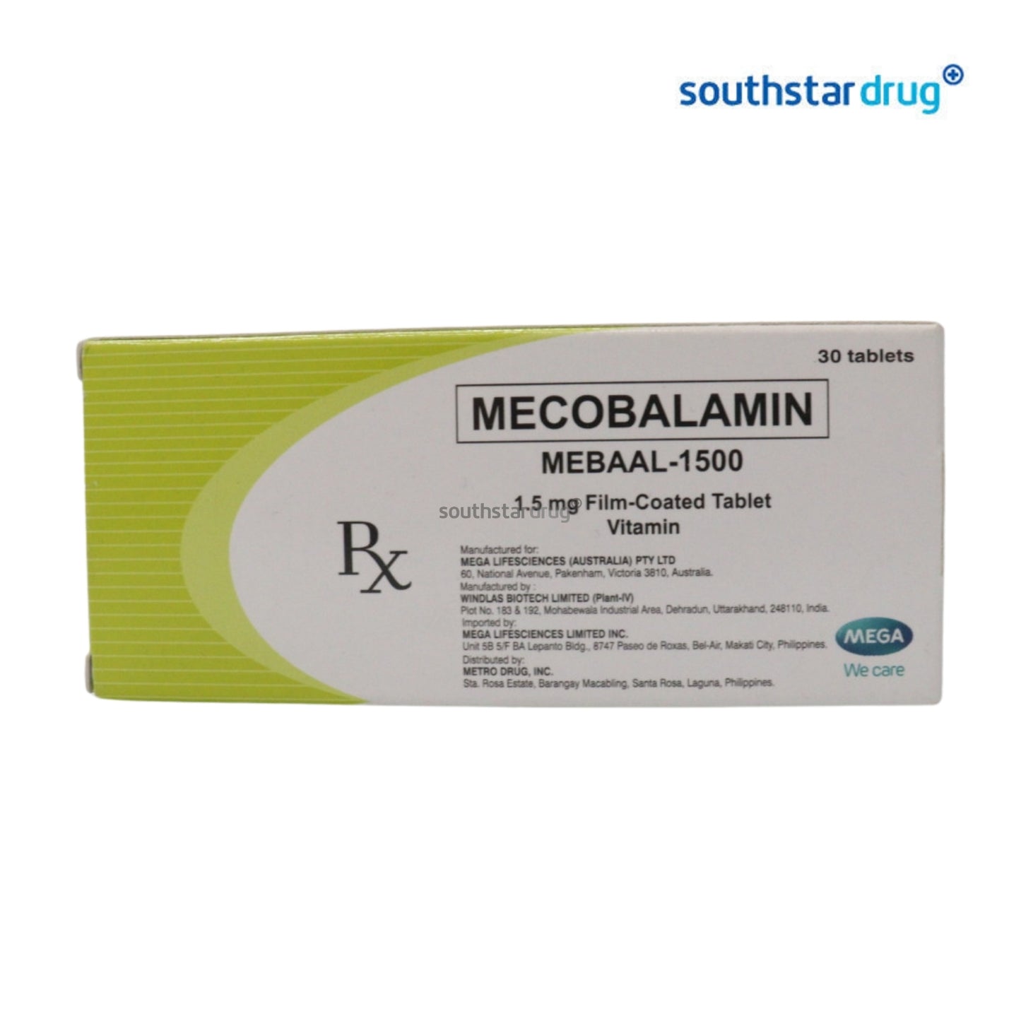 Rx: Mebaal 1500 1.5mg Tablet