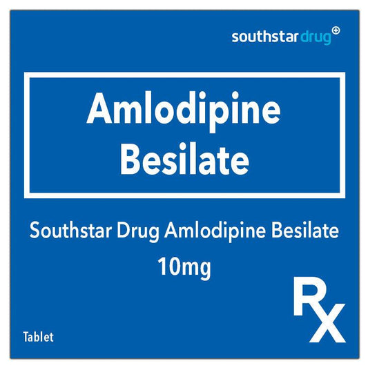 Rx: Southstar Drug Amlodipine Besilate 10mg Tablet - Southstar Drug