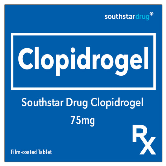 Rx: Southstar Drug Clopidogrel 75mg Tablet