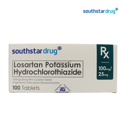 Rx: Southstar Drug Losartan Potassium Hydrochlorothiazide 100mg/25mg Tablet