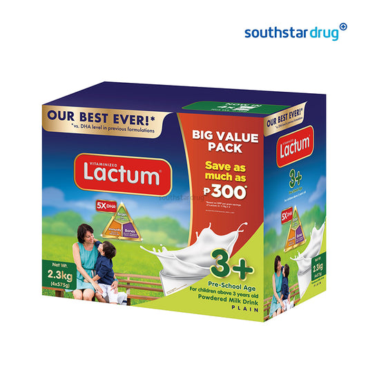 Lactum 3+ Plain Milk Powder 2.3kg