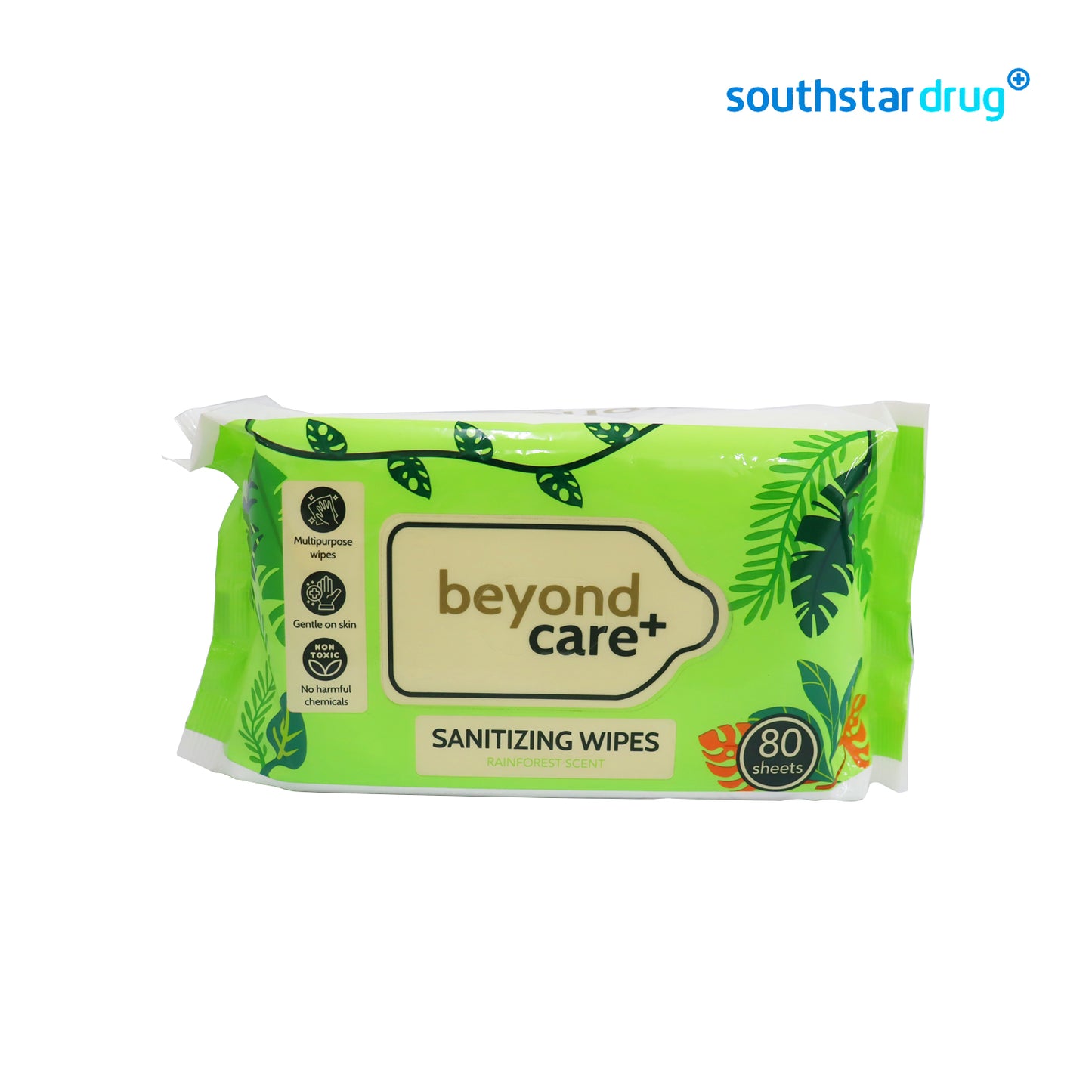 Beyondcare+ Sanitizing Rain Forest Wipes - 80s