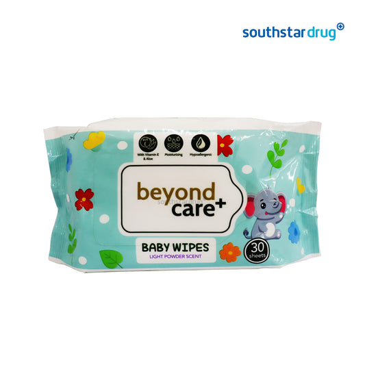 Beyondcare+ Light Powder Baby Wipes - 30s