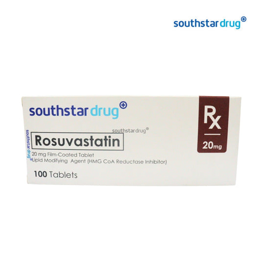 Rx: Southstar Drug Rosuvastatin Film-Coated Tablet 20mg 1pc