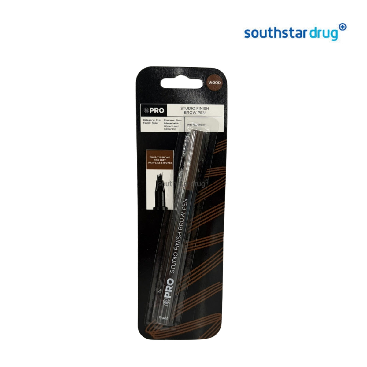 Ever Bilena Pro Brow Pen Studio Finish Wood 0.6ml