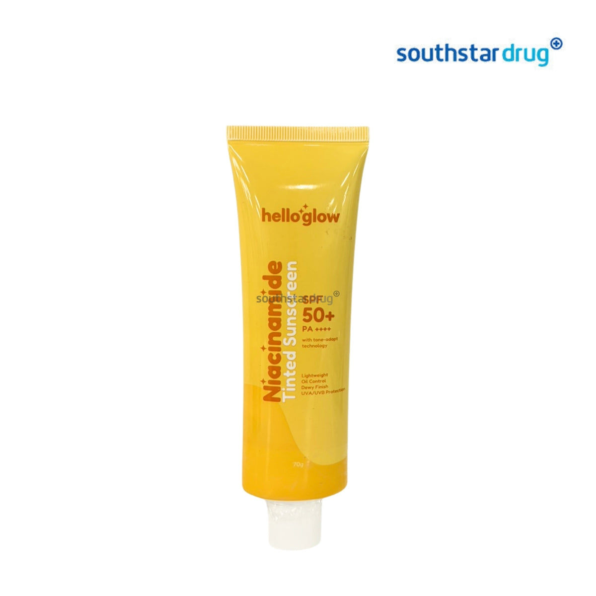 Hello Glow Tinted Sunscreen SPF50 with Niacinamide 70g