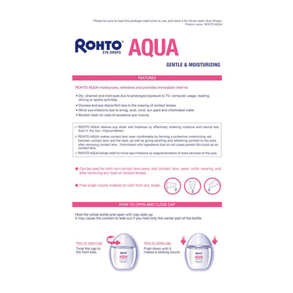 Rohto Aqua Eye Drops 13ml - Southstar Drug