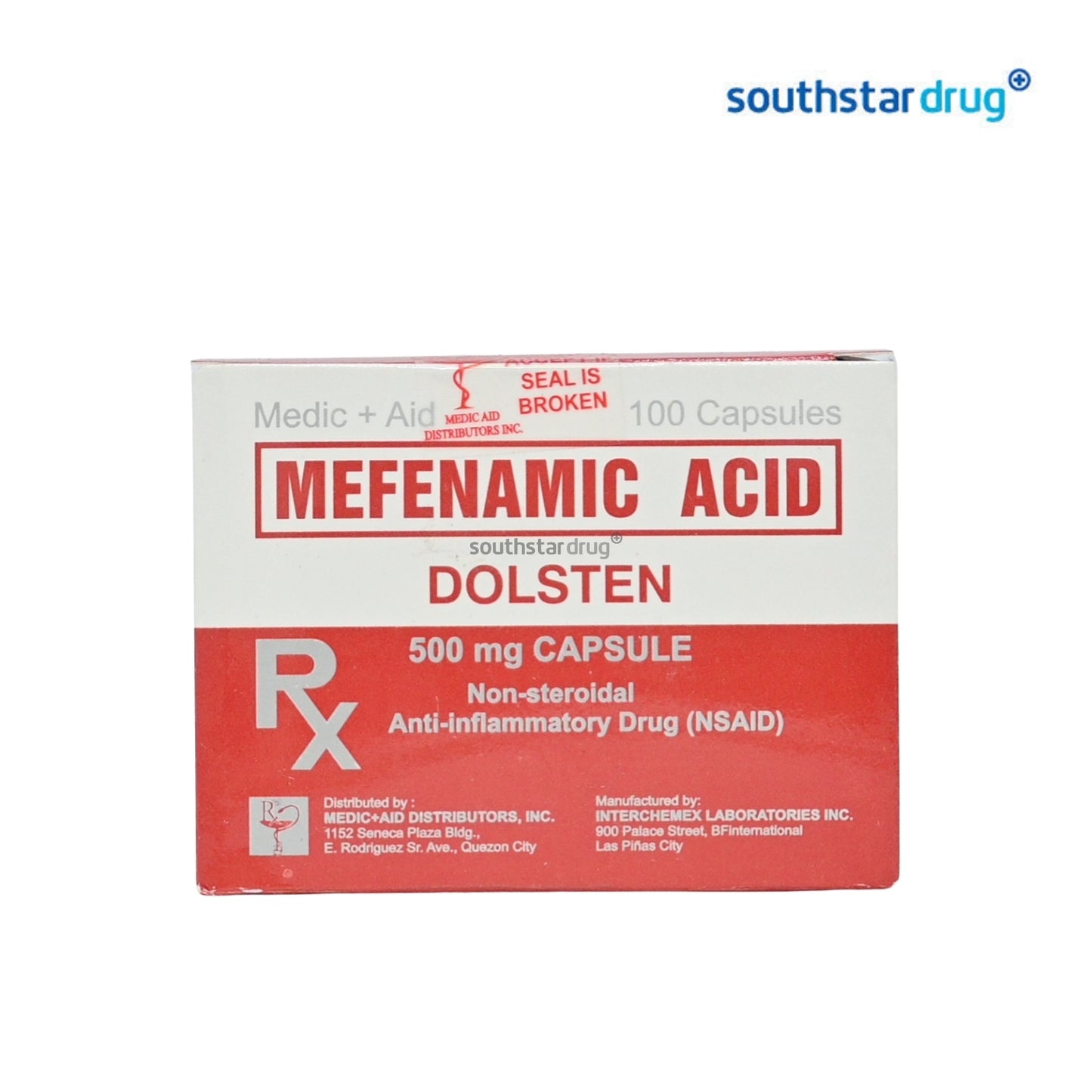 Rx: Dolsten 500mg Capsule