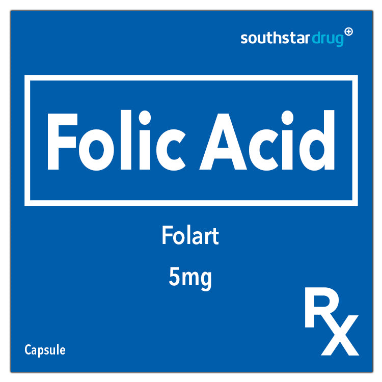 Rx: Folart 5mg Capsule - 20s