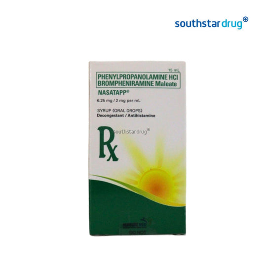 Rx: Nasatapp 6.25mg 15ml Oral Drops