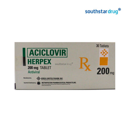 Rx: Herpex Aciclovir 200mg Tablet