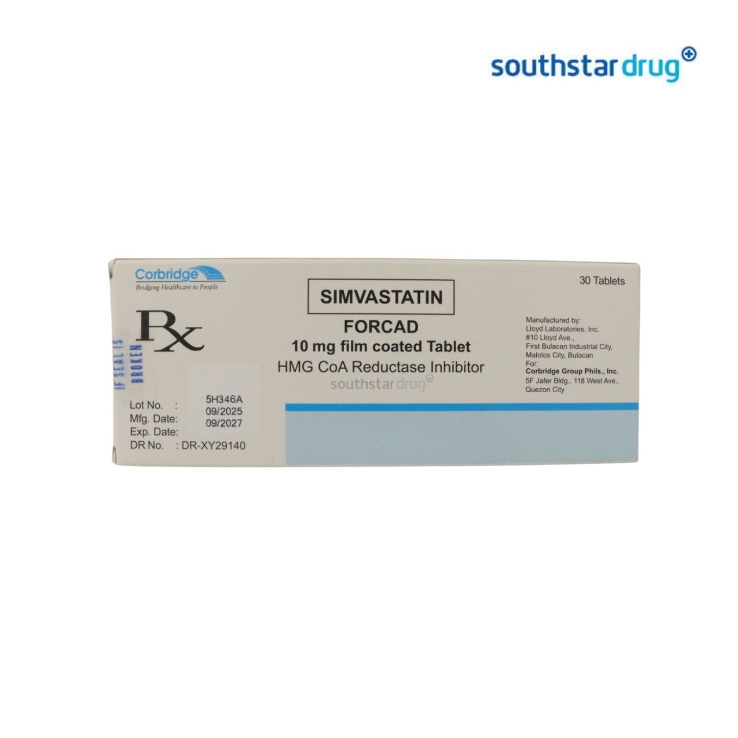Rx: Forcad 10mg Tablet