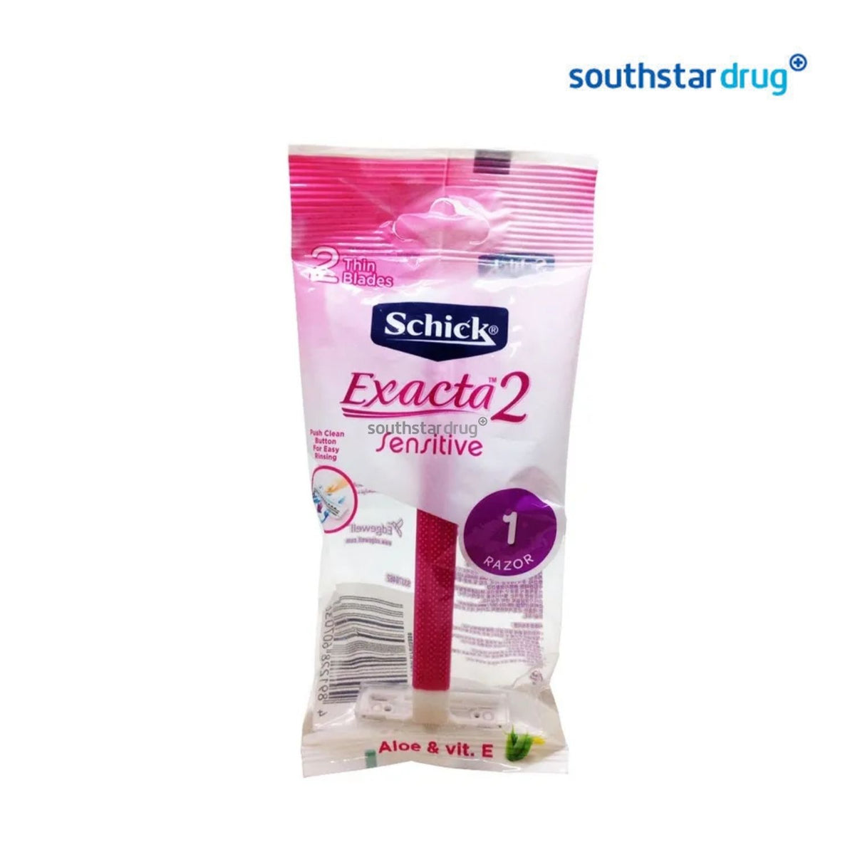Schick Razor Exacta2 Sensitive Women Pink 1 Pc