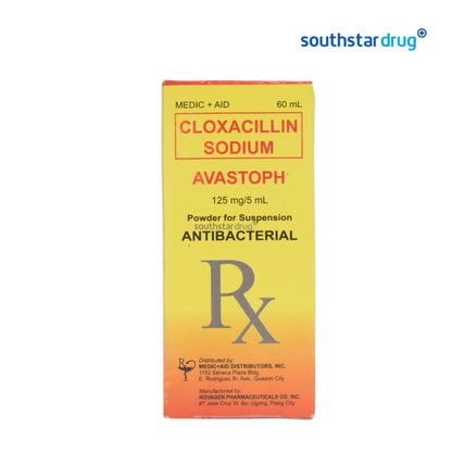 Rx: Avastoph 125mg / 5ml 60ml Suspension