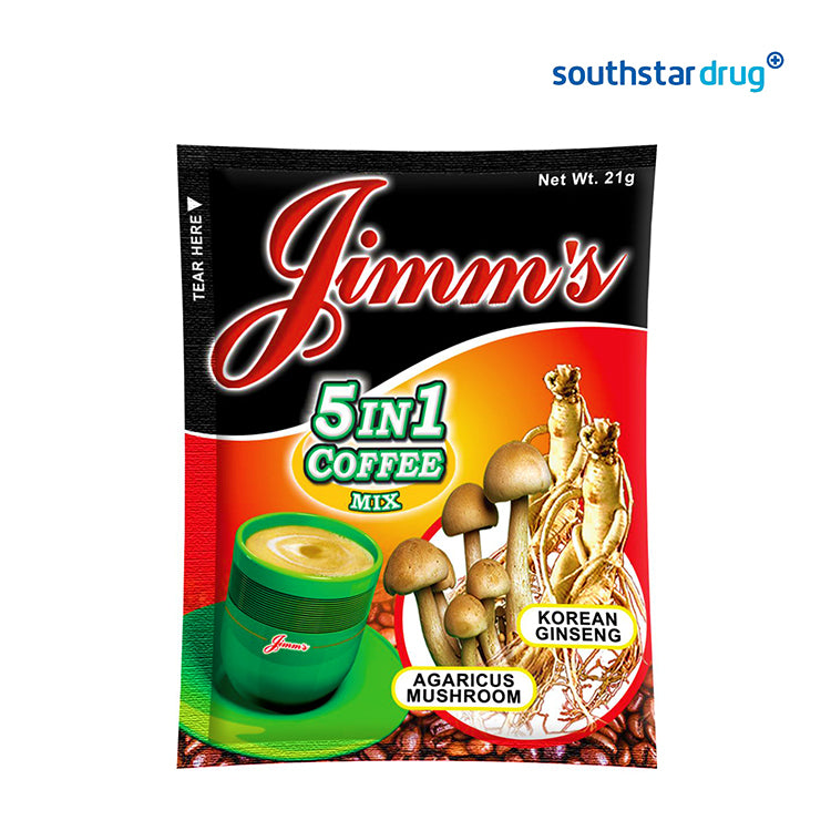 Jimms Coffee 5in1 Instant Mix 21g Sachet