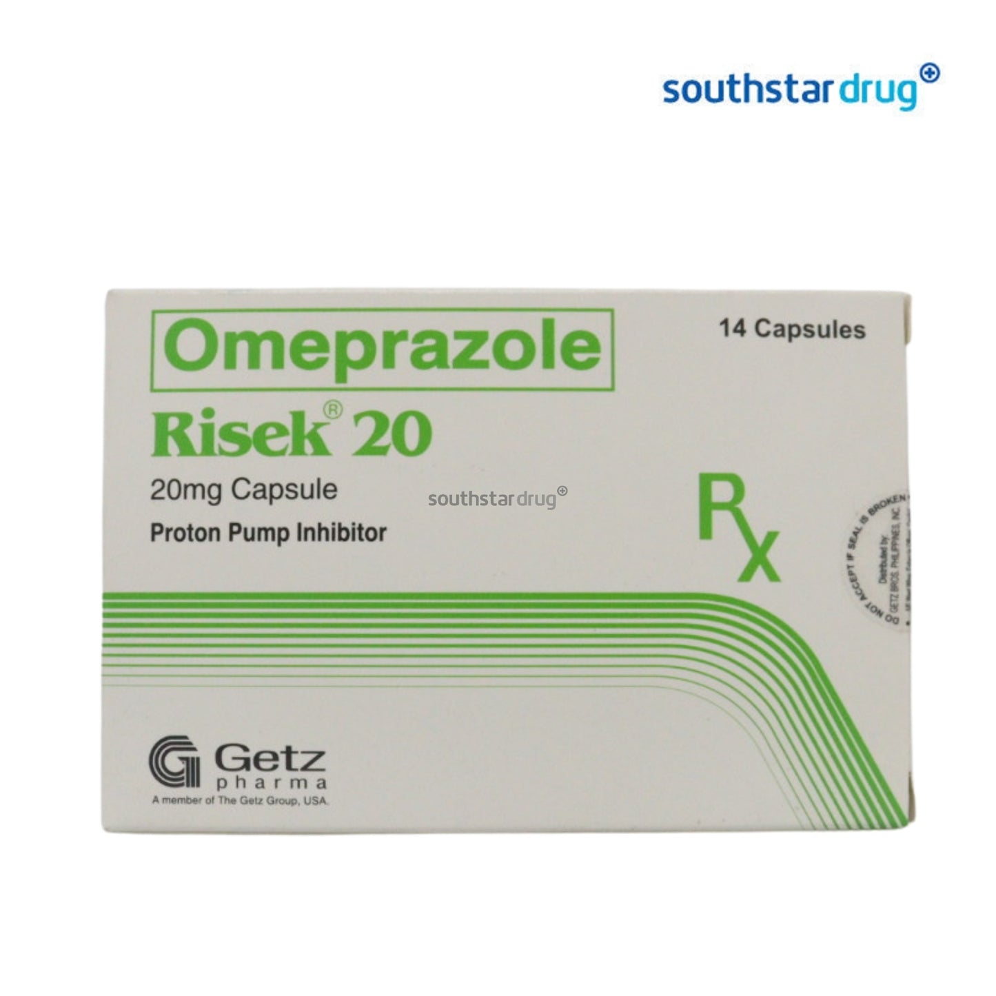 Rx: Risek Omprazole 20mg Capsule