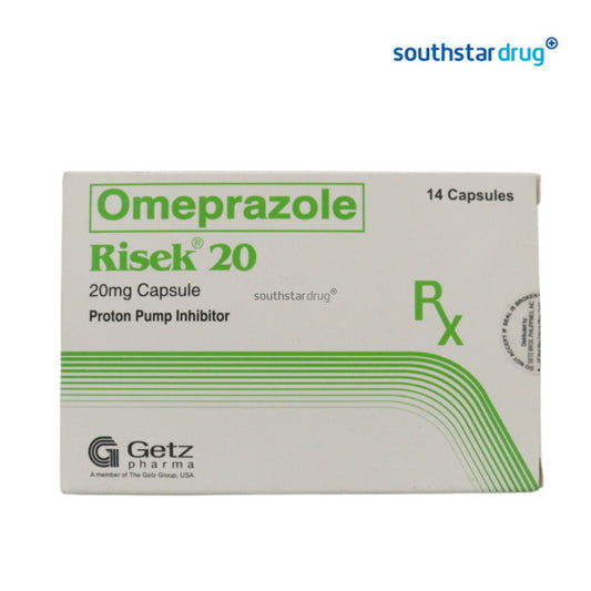 Rx: Risek Omprazole 20mg Capsule