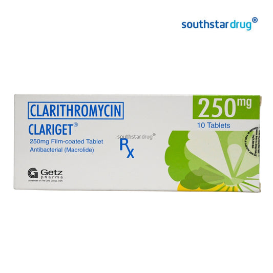 Rx: Clariget 250mg Tablet