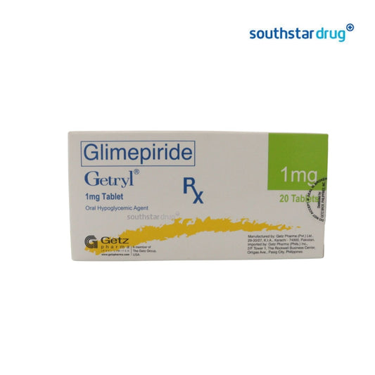 Rx: Getryl 1mg Tablet