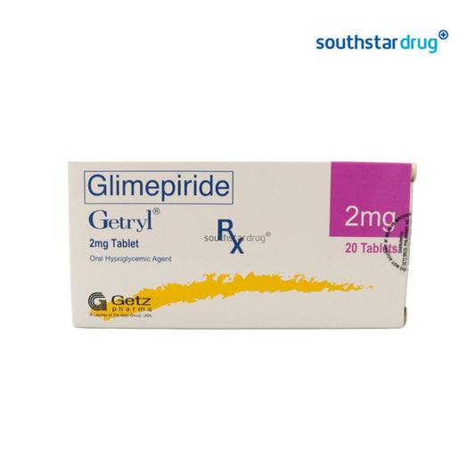 Rx: Getryl 2mg Tablet