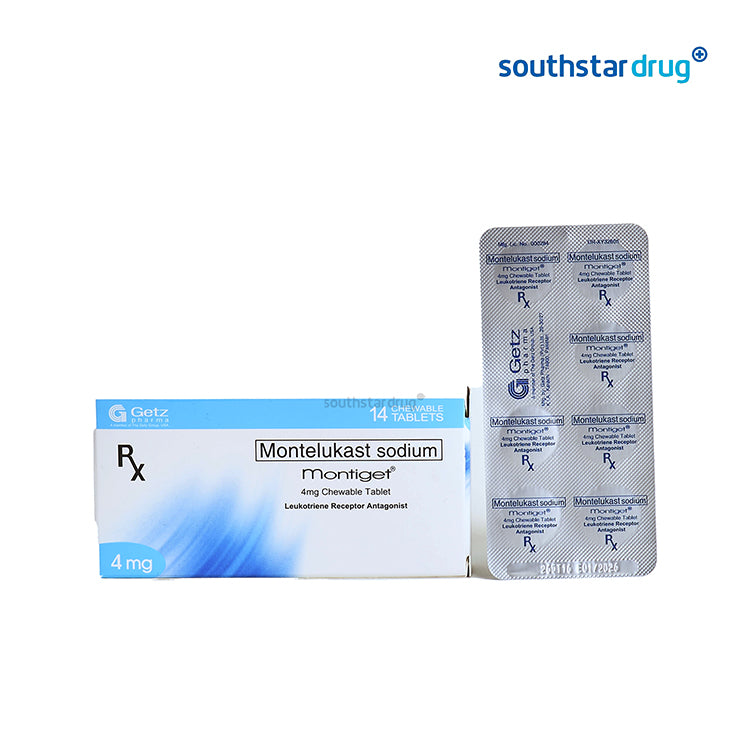 Rx: Montiget 4mg Tablet