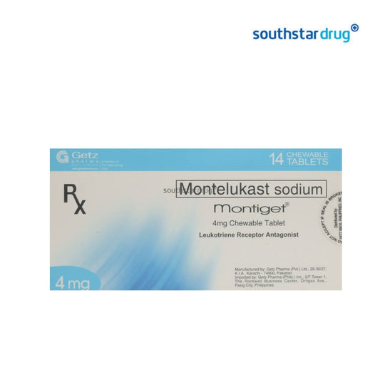 Rx: Montiget 4mg Tablet