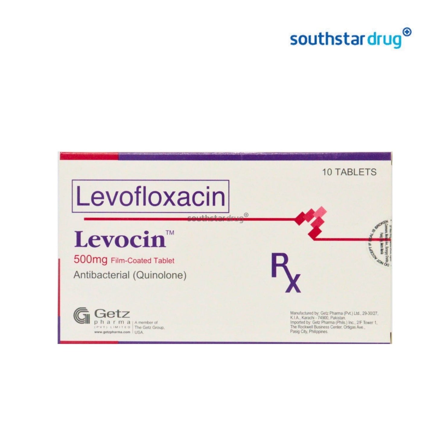 Rx: Levocin 500mg Capsule