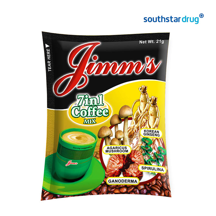 Jimms Coffee 7in1 Instant Mix 21g Sachet