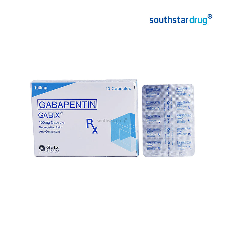 Rx: Gabix 100mg Capsule