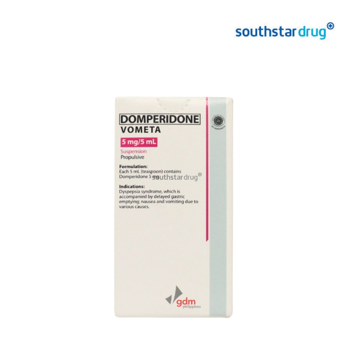 Rx: Vometa 5mg / 5ml 60ml Suspension