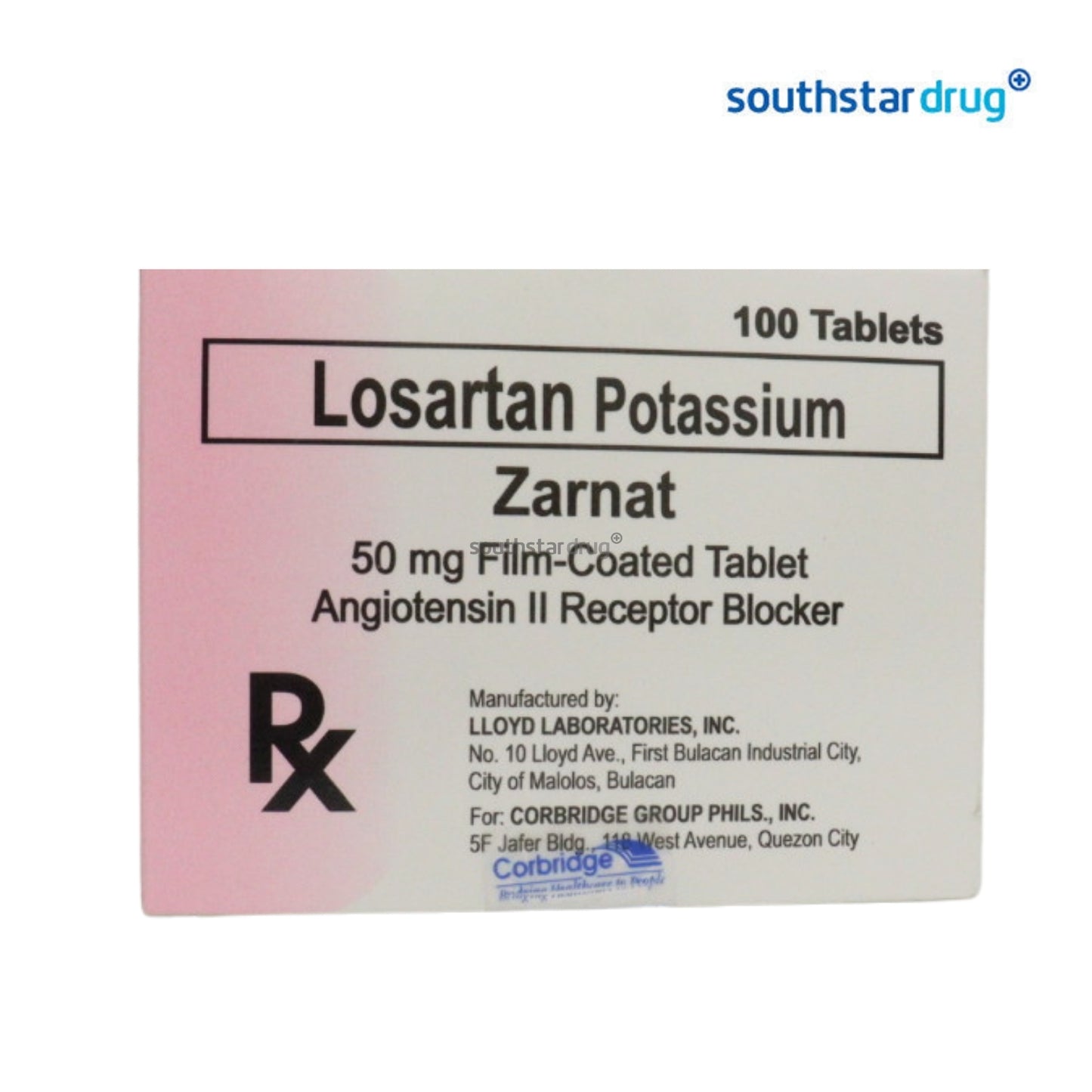Rx: Zarnat 50mgTablet
