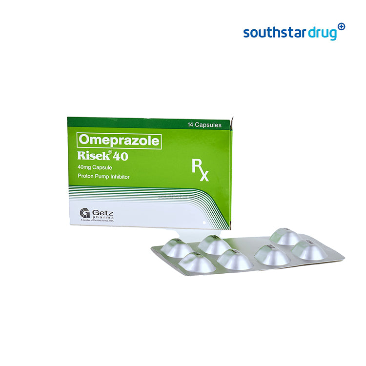 Rx: Risek Omeprazole 40mg Capsule