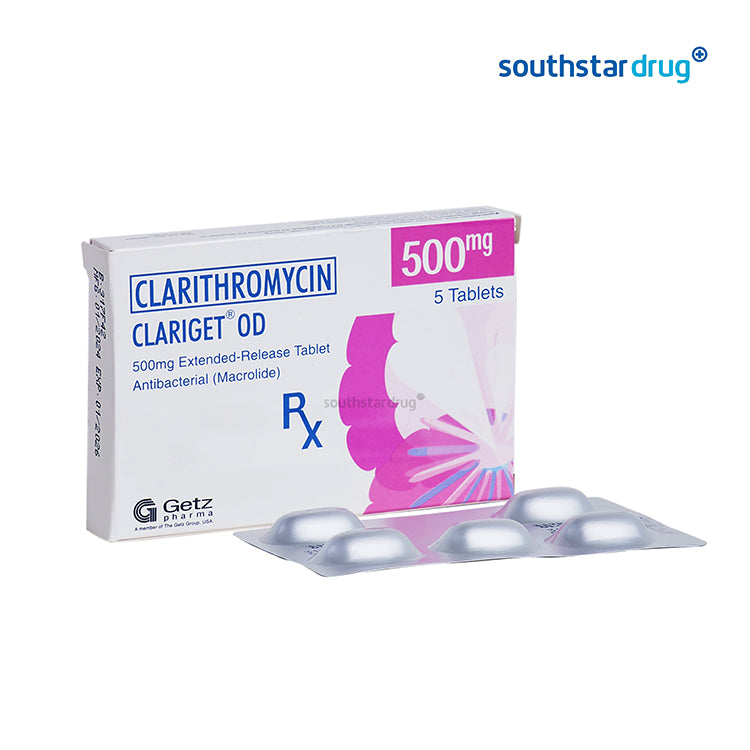 Rx: Clariget OD 500mg Tablet