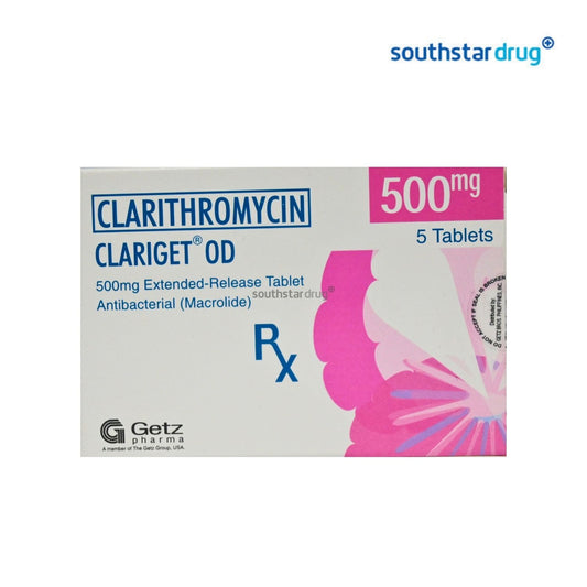 Rx: Clariget OD 500mg Tablet