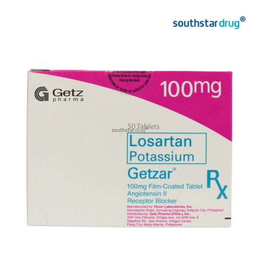 Rx: Getzar 100mg Tablet