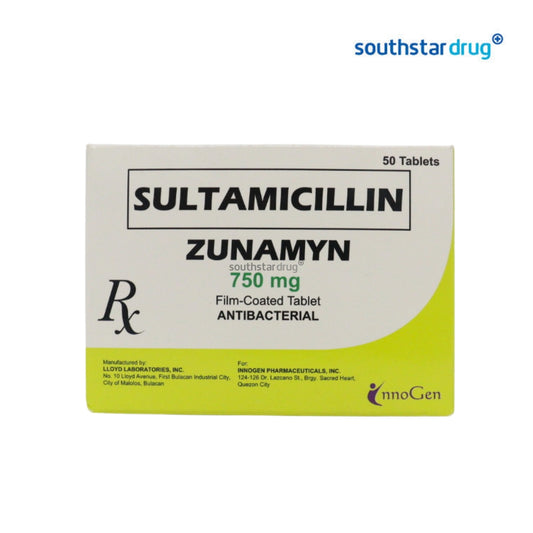 Rx: Zunamyn 750mg Tablet