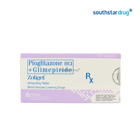 Rx: Zoliget 30mg / 2mg Tablet