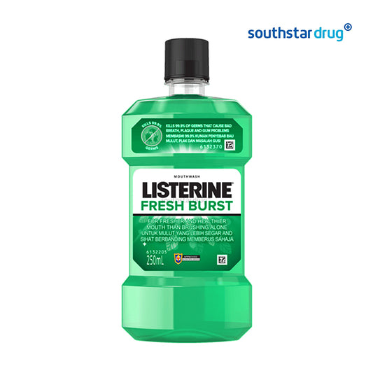 Listerine Fresh Burst Mouthwash 250ml
