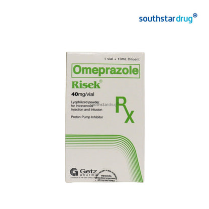Rx: Risek Omeprazole 40mg Vial