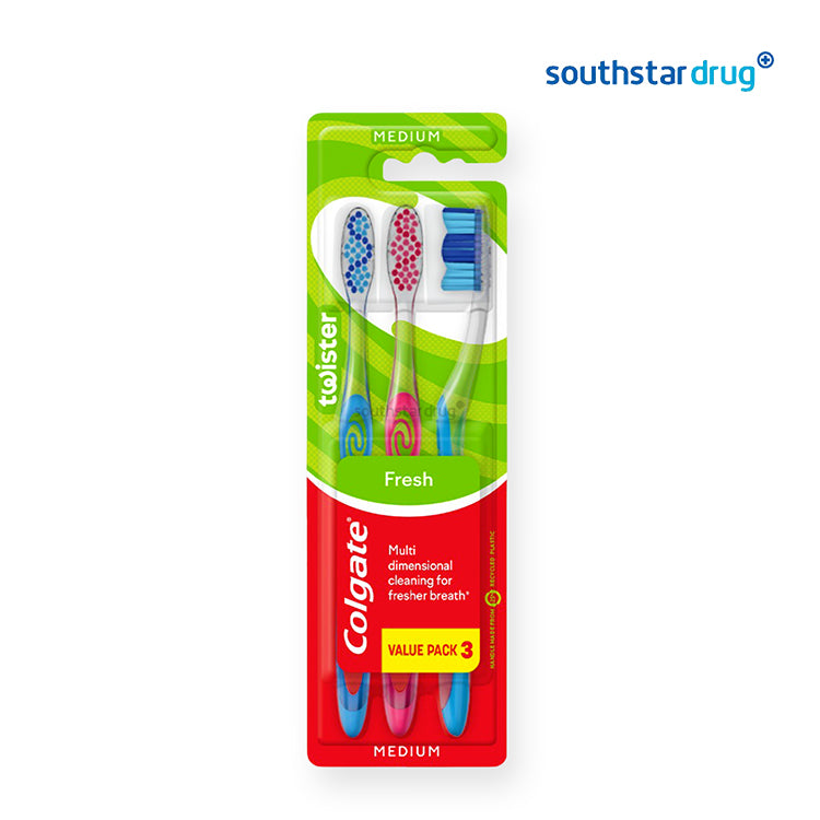Colgate Twister Medium Buy 2 Get 1 Free Toothbrush