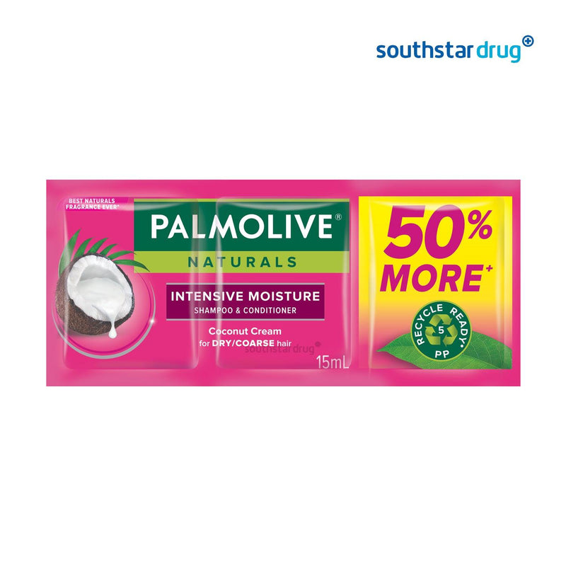 Palmolive Naturals Intensive Moisture Triple Sachet Shampoo 15ml - Southstar Drug