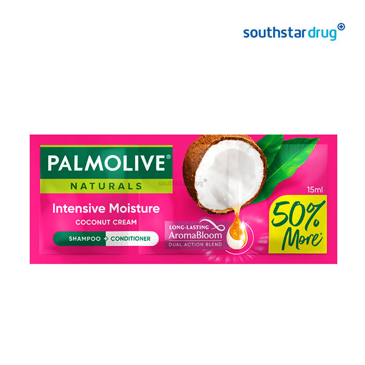 Palmolive Naturals Intensive Moisture Triple Sachet Shampoo 15ml - 6s