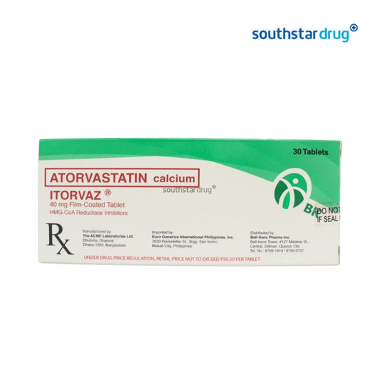 Rx: Itorvaz 40mg Tablet