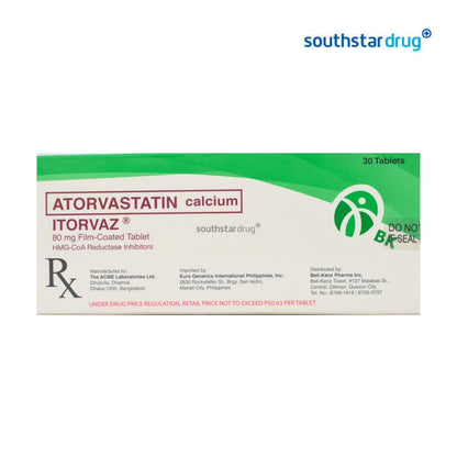 Rx: Itorvaz 80mg Tablet