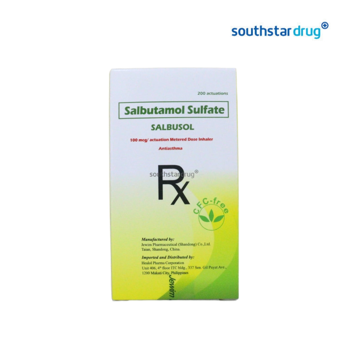 Rx: Salbusol 100mcg Inhaler