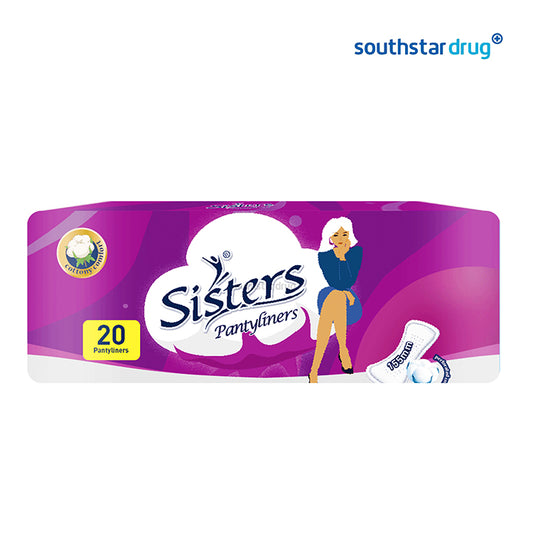 Sisters Silk Floss Sides Panty Liner - 20s