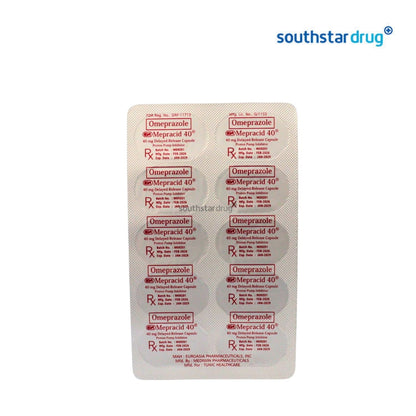 Rx: Mepracid 40mg Capsule
