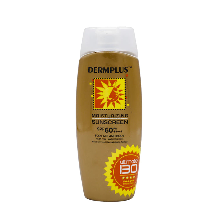 Dermplus Moisturizing Sunscreen Ultimate 130 SPF 60 PA++++ Sunblock Lotion 50ml